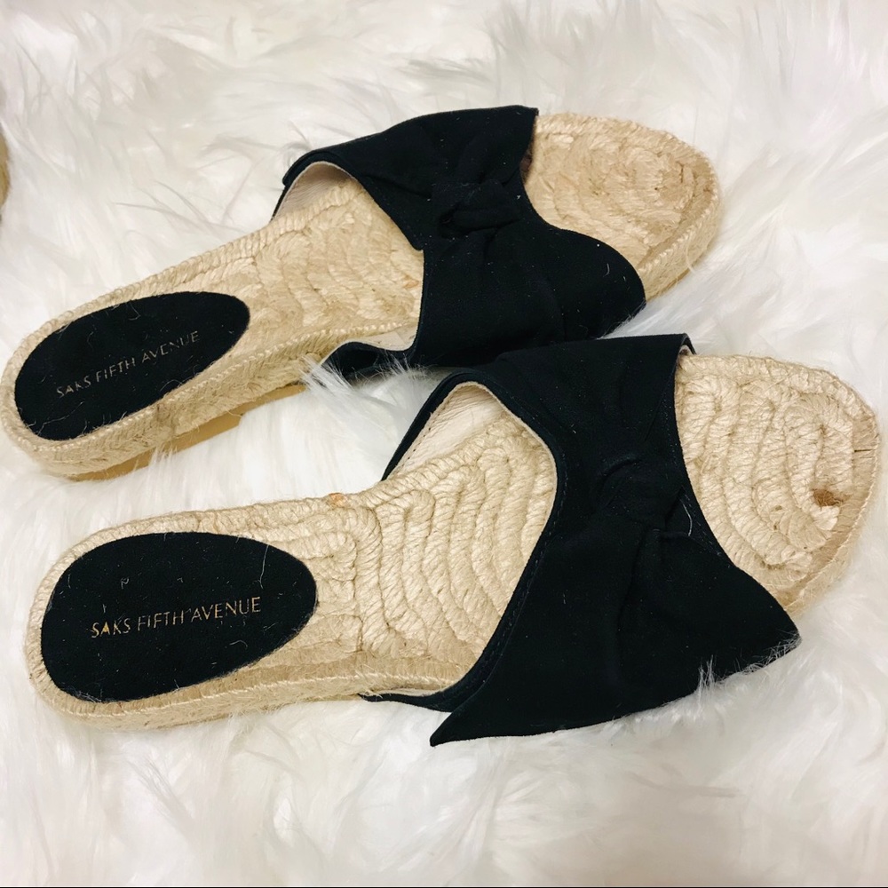 New Saks Fifth Avenue espadrilles